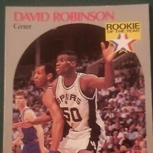 1990 NBA Hoops David Robinson Rookie of the year limited edition card
